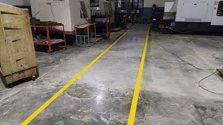 How to do Yellow quotGANGWAY MARKINGquot in a Manufacturing Plant  AYT India [upl. by Draw]