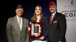 Washington student wins 2024 American Legion National Oratorical Contest [upl. by Osei]