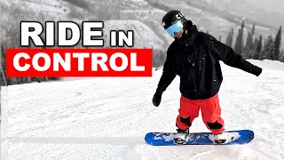 How To Snowboard with More Control [upl. by Inama]