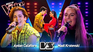 SPARKS are FLYING during this SEXY BATTLE on The Voice  2 Blinds 1 Battle [upl. by Morley]