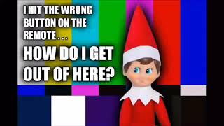 Elf on the shelf Stuck in the TV extended version [upl. by Gerstein]