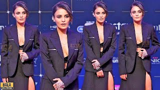 Radhika Madan Looks Resplendent In Thighslit arrives at Bollywood Hungama OTT India Fest 2024 [upl. by Verger]