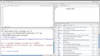 Installing Packages in R Studio [upl. by Fara]