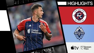 New England Revolution vs Vancouver Whitecaps FC  Esmir Golazos  Full Match Highlights [upl. by Margaretta]