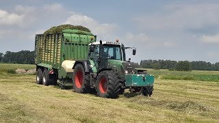 Zbiór traw 2024 z firmą Agrotechnika Pieprzyk amp Spólka Fendt 820 variokrone ZX 400 GD  same [upl. by Gavan]