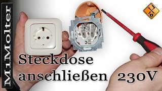 Steckdose anschließen  230V  Aber wie [upl. by Lilas711]