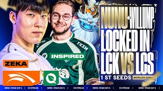 NUNU LOCKED IN VS THE BEST LCK TEAM  HLE VS FLY WORLDS 2024  CAEDREL [upl. by Atil]