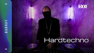 Hardtechno Mix with Babnay  Live in Utero 136 [upl. by Tergram434]