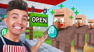 🛍️ I OPENED a STORE in Minecraft… [upl. by Biggs]