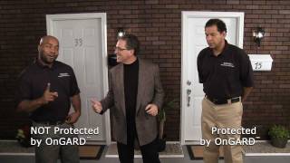 Easy to Install Home Security Door Brace Barricade  OnGARD Prevents Home Invasions amp Burglaries [upl. by Ylenaj]