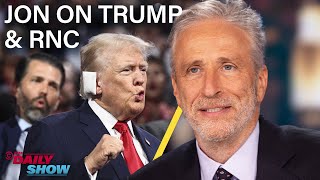 Jon Stewart Tackles the RNC and Trump Assassination Attempt  The Daily Show [upl. by Cyma]