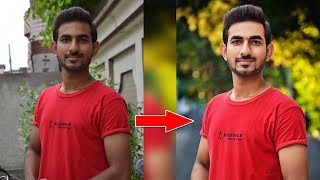 Photoshop Cs6  Background Change and PhotoFace Retouch Tutorial  2017 [upl. by Edecrem]