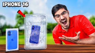 I Phone 16 Extreme Freezing Test  क्या ये आईफोन बच पायेगा [upl. by Adnot]