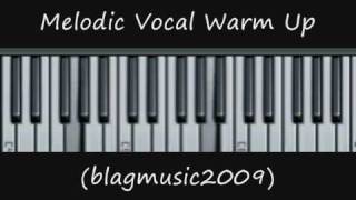 Melodic Vocal Warm Up for Singing Lessons [upl. by Harvison309]