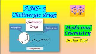 ANS part 5 Cholinergic Drugs 1  Medicinal Chemistry T  PDF 👇 [upl. by Enwahs]