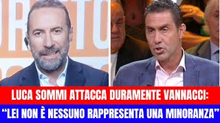 VANNACCI RISPONDE A LUCA SOMMI quotNON RINUNCERÒ ALLE MIE IDEE MAI UN PASSO INDIETROquot [upl. by Ahsinert164]