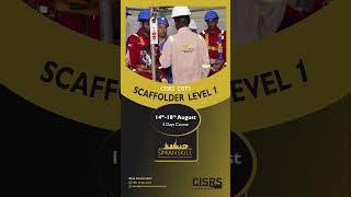 scaffolder level 1 course schedule  CISRS OSTS scaffolding Courses [upl. by Philine]