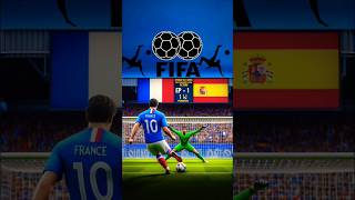 France vs Spain  Penalty kick highlights 🔥👽football shorts trending [upl. by Gerald]