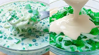 Dessert Na Madaling Gawin Ngayong Summer  Creamy Buko Pandan Salad Masarap na Dessert Ngayon Summer [upl. by Halian]