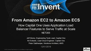 AWS reInvent 2016 EC2 to ECS Capital One uses Balancer Features to Serve Traffic NET203 [upl. by Illac356]