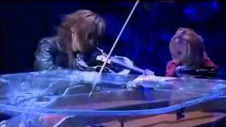 Yoshiki piano and Sugizo violin intro to Kurenai live at Tokyo Domo [upl. by Ydor]