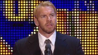 Christian inducts Edge into the WWE Hall of Fame  April 2 2012 [upl. by Olympe811]