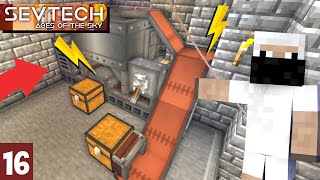 16  Fully Automatic Machine 😀  SevTech Ages of the Sky  in Hindi [upl. by Llerreg453]