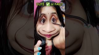 CUTE ✅ or FAIL Secret Makeup secretmakeup trendingshorts beautytips beutyhack youtubeshorts [upl. by Elyn]