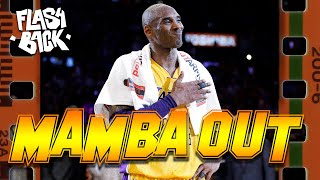 MAMBA OUT  LADIEU DE KOBE  LE FLASHBACK 28  LE DERNIER MATCH DU BLACK MAMBA AVEC LES LAKERS [upl. by Tyrone]