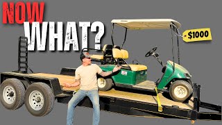 I Bought The CHEAPEST Golf Cart I Could Find [upl. by Tnilk]