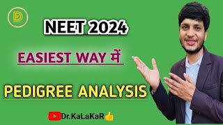 Pedigree analysis  How to solve pedigree problems  Tricks to Solve Pedigree Analysis neet2024 [upl. by Rabah104]