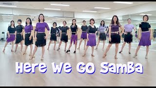 HERE WE GO SAMBA LINEDANCE  YONSEI UNIVERSITY Grace David amp Nunik Susanto [upl. by Crescantia]