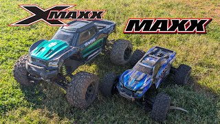 Traxxas Xmaxx amp Traxxas Maxx bash  2 of the toughest RCS around [upl. by Koenraad97]