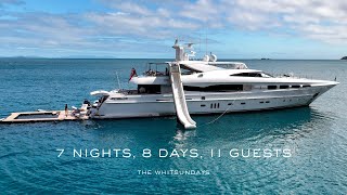 7 Nights with 11 guests cruising The Whitsunday Islands [upl. by Ryle371]