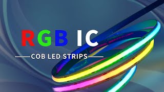 COB RGB Addressable LED Strip Lights [upl. by Apgar823]