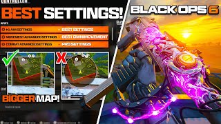 Black Ops 6 BEST SETTINGS for Controller MOVEMENT Graphics HUD and Audio 🎮 BO6 PS5PC Gameplay [upl. by Elyagiba464]