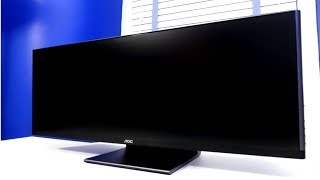 AOC 29quot Q2963PM Ultra Wide Monitor  Review [upl. by Merrow259]