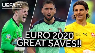 PICKFORD DONNARUMMA SOMMER  Great EURO 2020 SAVES [upl. by Awe]