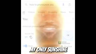 How to Pronounce Meme You Are My Sunshine Lebron James memesdaily [upl. by Anij]