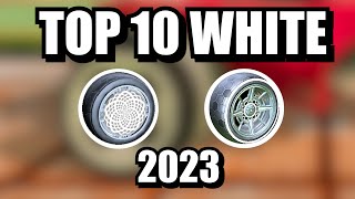 Top 10 Titanium White Wheels in Rocket League 2023 Update [upl. by Glassco]