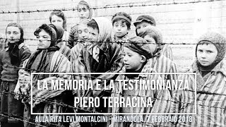 La Memoria e la Testimonianza  Piero Terracina byAMampGP [upl. by Dickens]