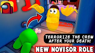 Among Us  Imposters 3D  NEW NOVISOR ROLE Gameplay Roblox Part 50 [upl. by Eirod]