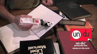 How to remove book stickers at school and public libraries with undu® [upl. by Bricker]