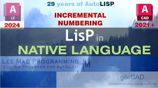 Incremental Numbering Suite  LisP in native languages [upl. by Elleryt]