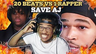 Juice Wrld Would Be Proud Of SaveAJ 20 Beats vs 1 Rapper SaveAJ REACTION [upl. by Sell]