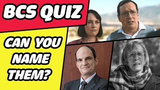 Better Call Saul QUIZ  Can You Name These Side Characters [upl. by Sadnac]