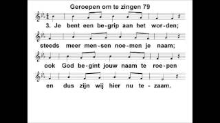 Verbonden met vader en moeder  lied bij de doop Live ingezongen door Gereformeerde Kerk Sliedrecht [upl. by Anaiad]