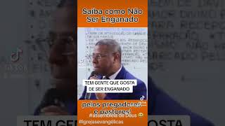 NÃO SEJA ENGANADO POR MENTIROSOS  motivacional crente reflexão pregador [upl. by Urbannal]