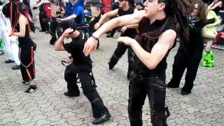 20110717 Amphi Festival  Cybergoth Tanz [upl. by Euqinehs]