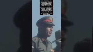 LtGenSagat Singh during 93000 Pakistani soldiers surrender ceremony1971war history warhistory [upl. by Ecineg]